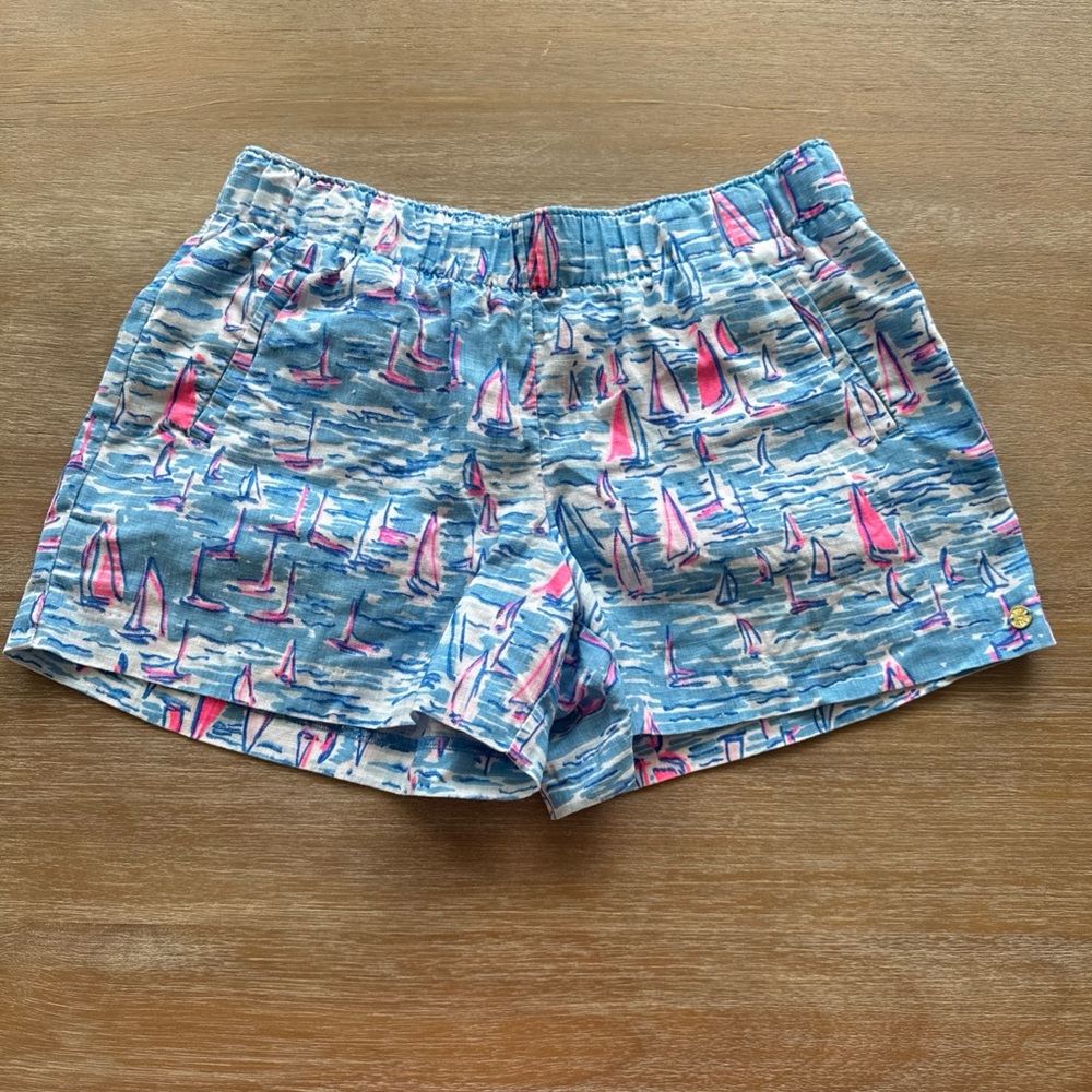 Lilly Pulitzer Boatylicious Linen Shorts
